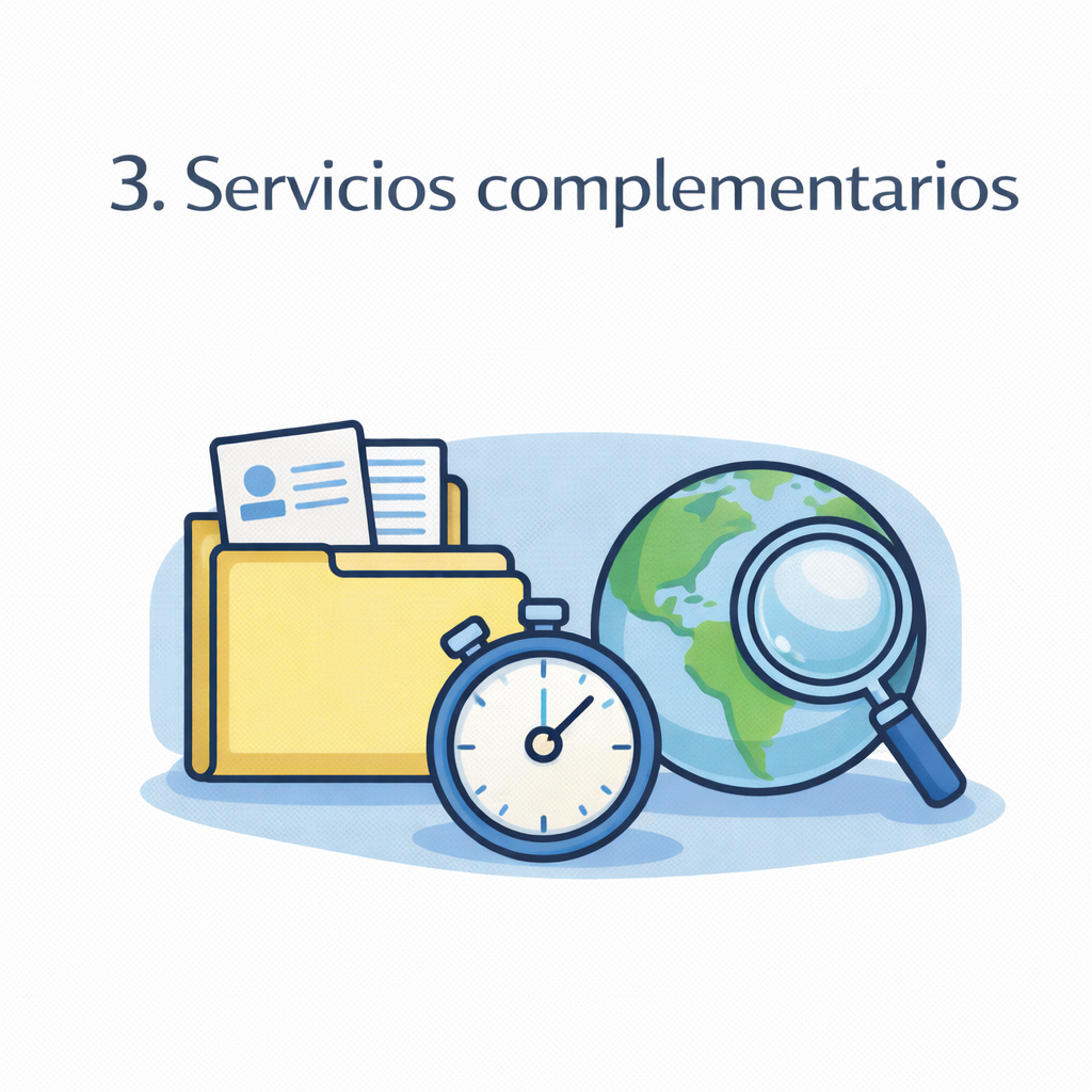 3. Servicios complementarios